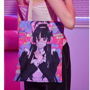 Anime Cat Girl Tote Shopping Bag